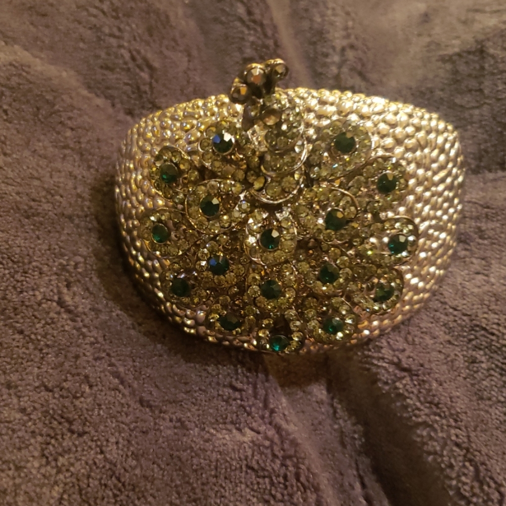 Peacock Bangle Bracelet